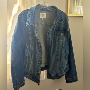 Torrid 2X Classic Medium Wash Jean Jacket EUC